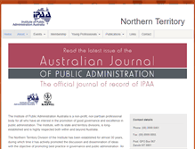 Tablet Screenshot of nt.ipaa.org.au